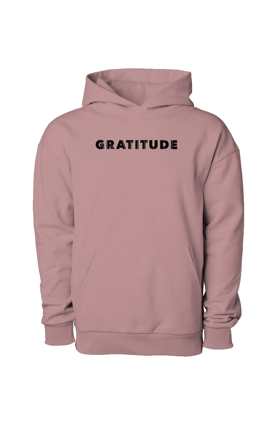 The GRATITUDE Pullover Hooded Sweatshirt | Orchid