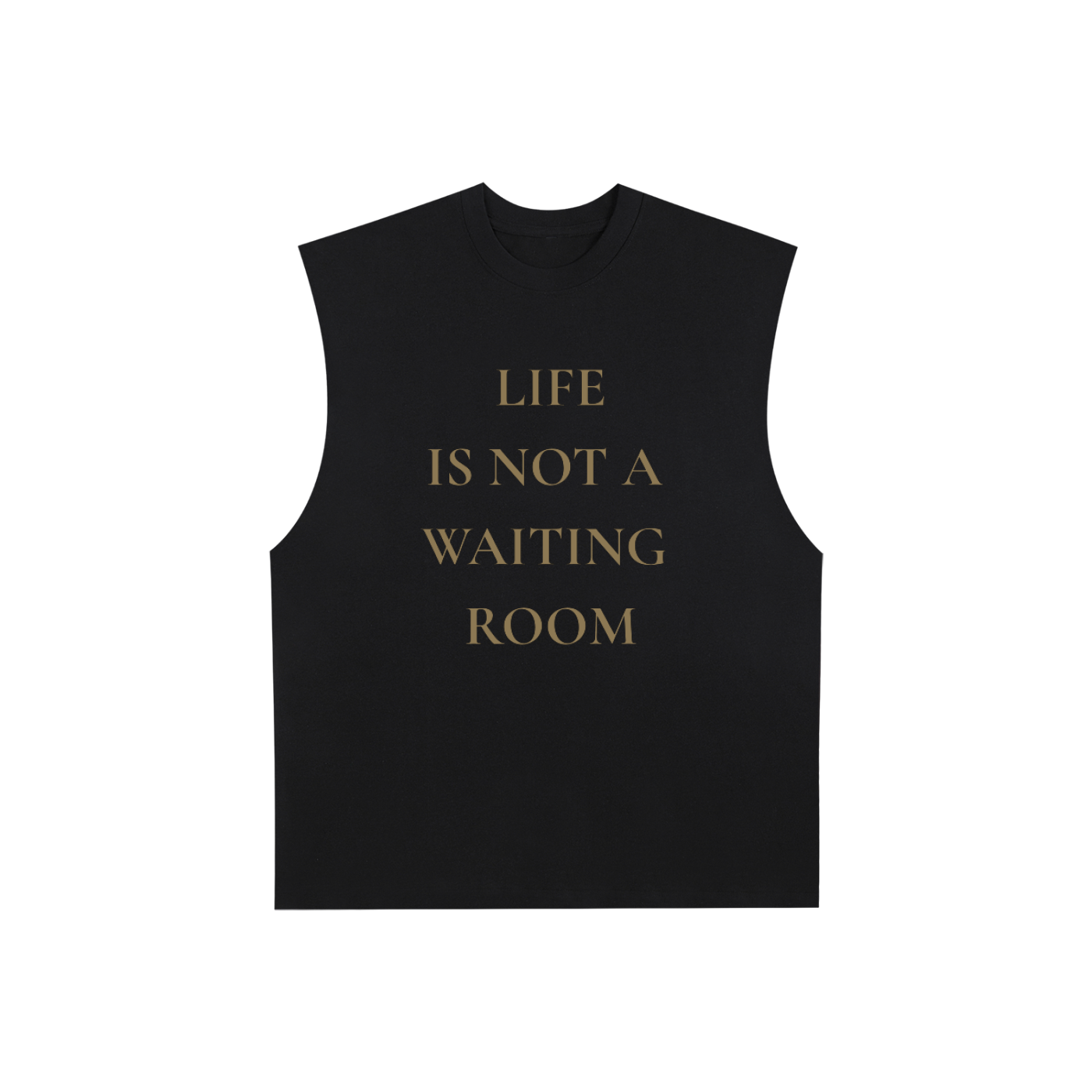 Waiting Room Raw Edge Cotton Tank Top | Artifact Palette