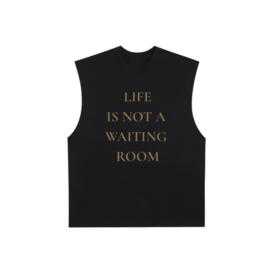 Waiting Room Raw Edge Cotton Tank Top | Artifact Palette
