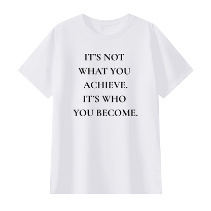 Mystic Vs Materialist Fitted White Tee