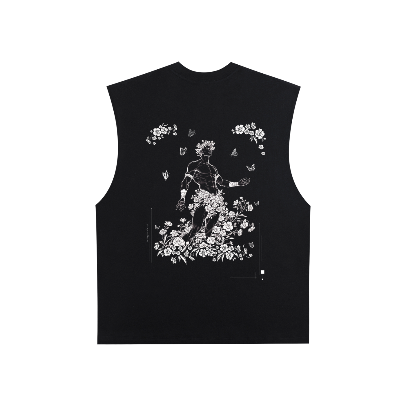 Illusion Raw Edge Cotton Tank Top