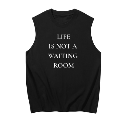 Waiting Room Sleeveless Cotton Tank Top | Core White Palette