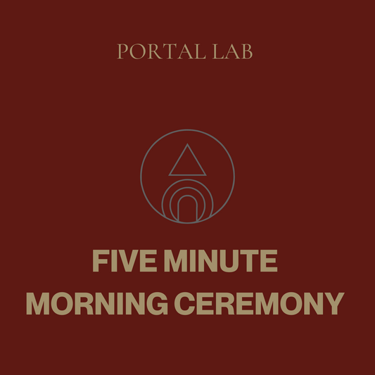 Morning + Night Ceremony Bundle + Portal Signature Tee | Core White