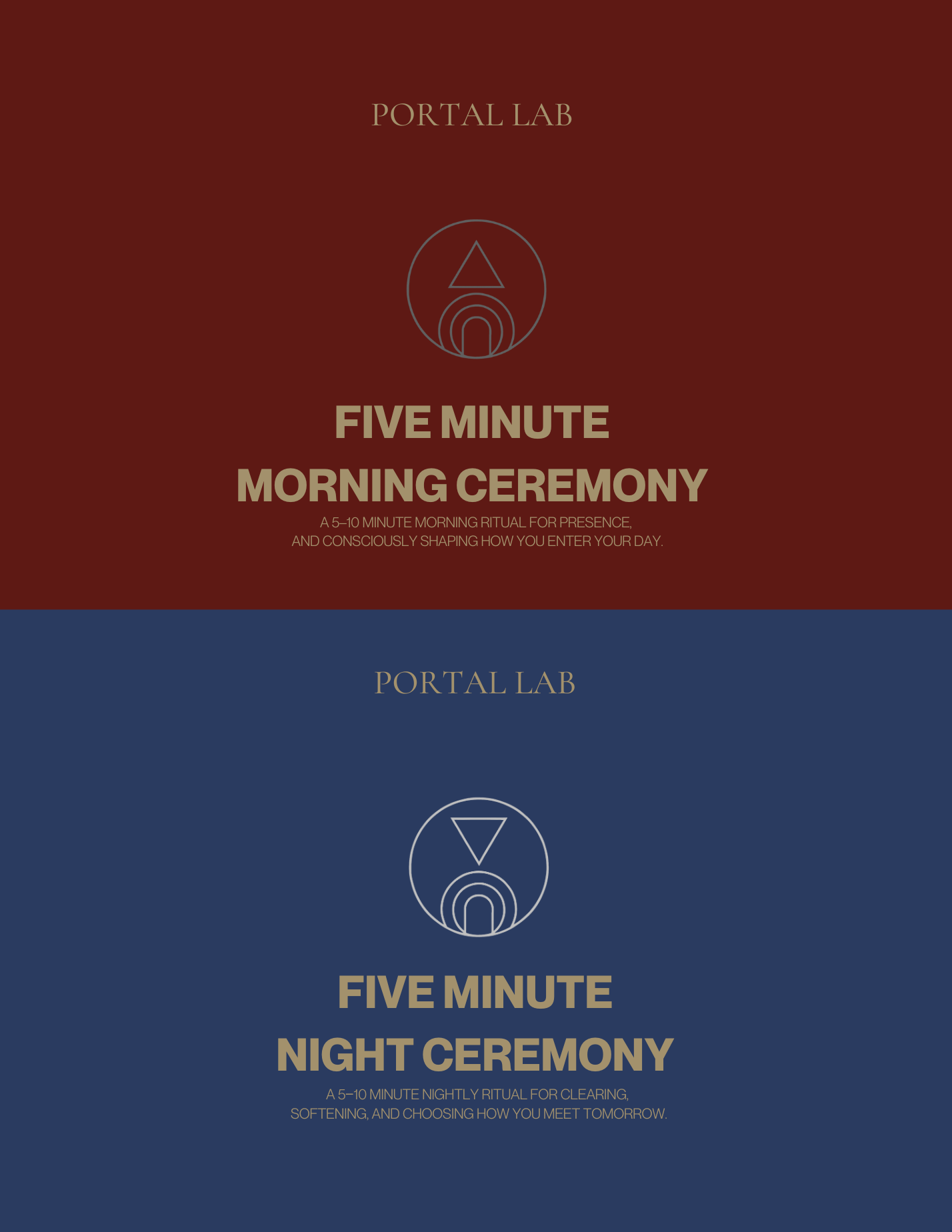 Morning and Night Micro Ceremonie Bundle