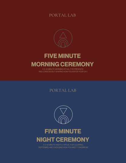 Morning and Night Micro Ceremonie Bundle