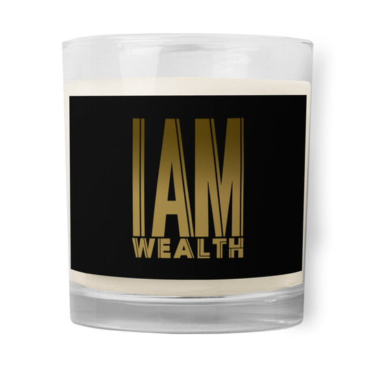 I AM WEALTH, Solar Plexus Chakra Candle