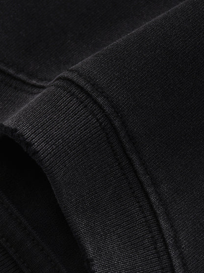 1111 Angel Number Raw Edge Long Sleeve Cotton T-Shirt | Artifact Palette